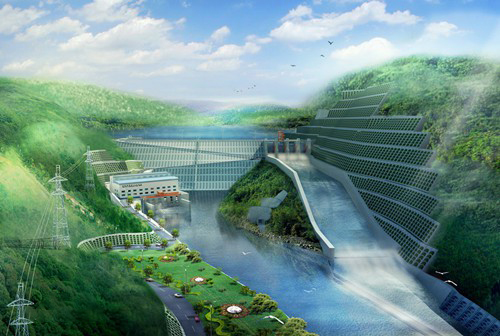 市南老挝南塔河1号水电站项目